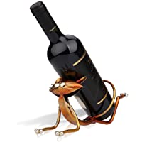 Galapara Soporte para Vino- Gato Yoga Estante del Vino del sostenedor del Vino del Metal Escultura Práctico de…